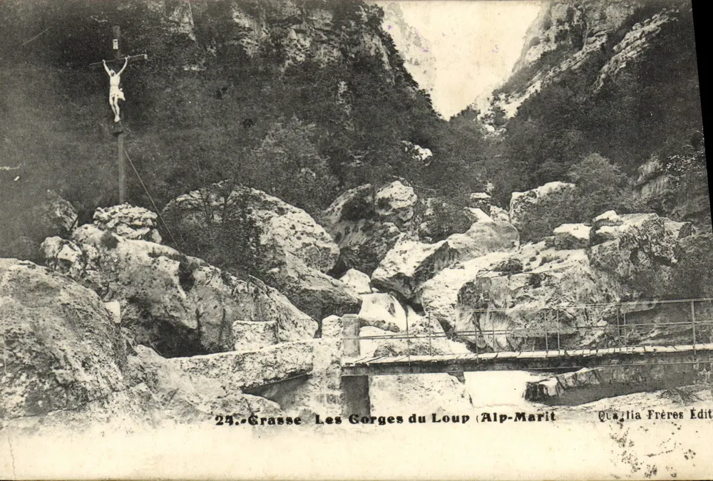 As Gorges do Loup — Alpes-Maritimos — Quaïlia Frères Édit - Frente