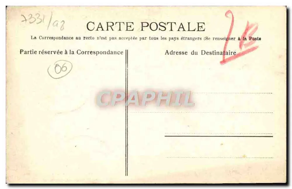 Gorges do Lobo (A.M.) — Linha do Sul — P. L. Maillan, 10ª edição, Cannes 820 - Verso