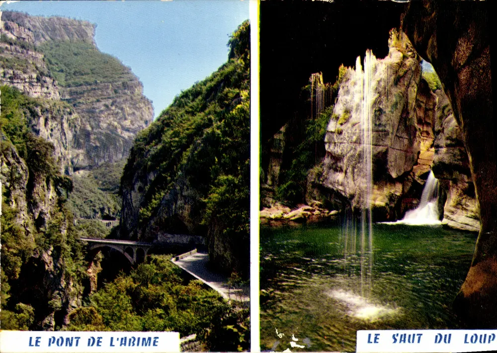 Le Pont de l'Arime — Le Saut du Loup — Éditions Côte d'Azur - Vorderseite