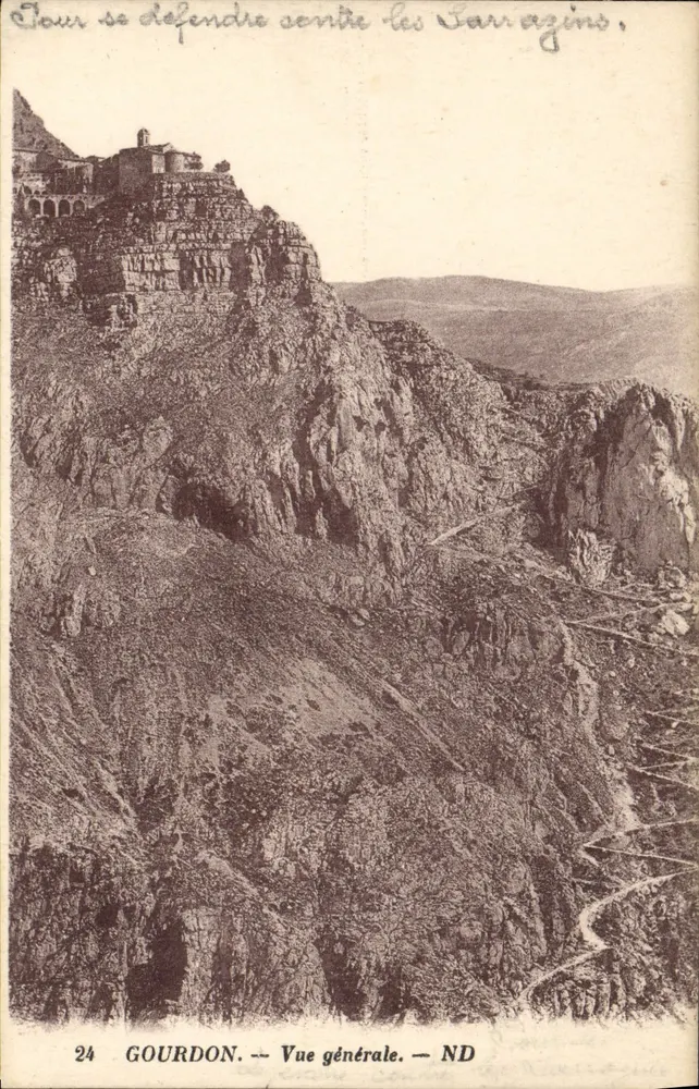 Gourdon — Vista geral — ND - Frente