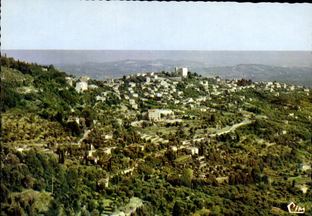 Grasse (06.A.-Mar.) — Panoramablick auf Grasse — CIM - Vorderseite