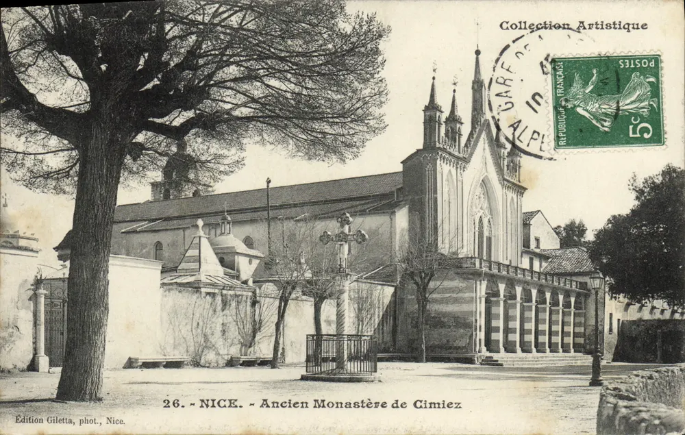 Oud klooster van Cimiez — Nice — Uitgave Giletta, fot., Nice, n°26 - Voorkant