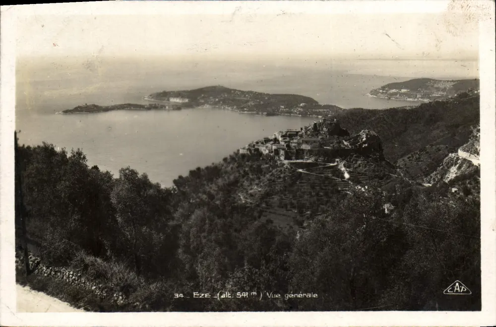 Eze — Vue générale — éditeur C.A.P. n°34 - Frente