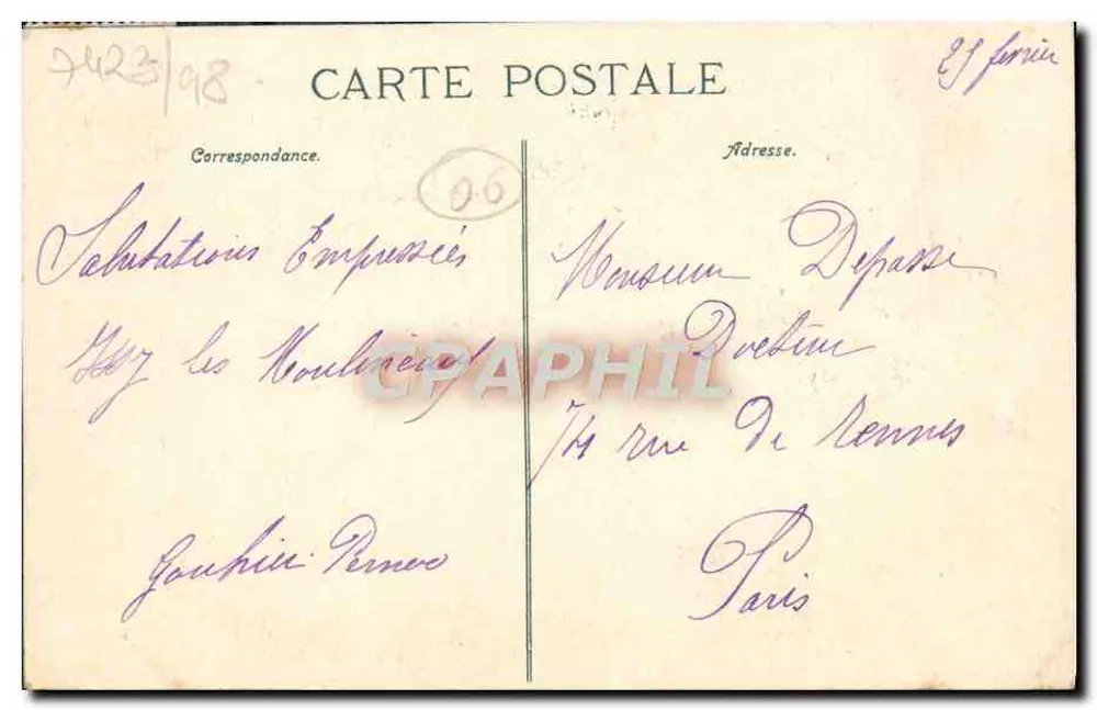 Château d'Eau de la Vésubie in Gairant — Nice — N.D. Phot. — n° 397 - Rückseite