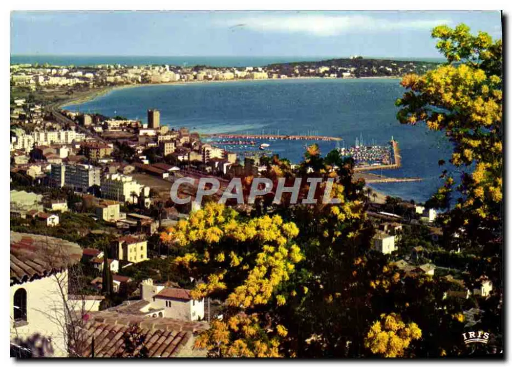 Golfe-Juan — vue générale du port et de la côte — Éditions IRIS - Frente