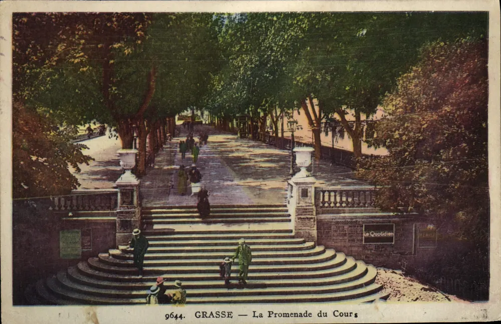 Grasse — A Promenade do Cours — La Quotidienne - Frente