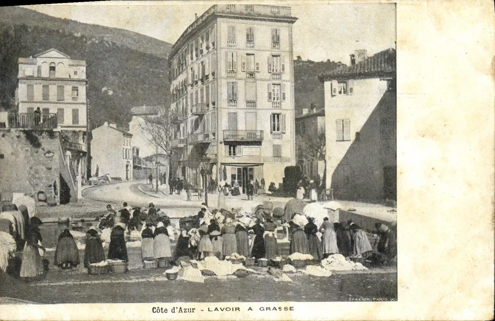 Côte d'Azur - Waschplatz in Grasse — Stacken, Paris, n° 60 - Vorderseite