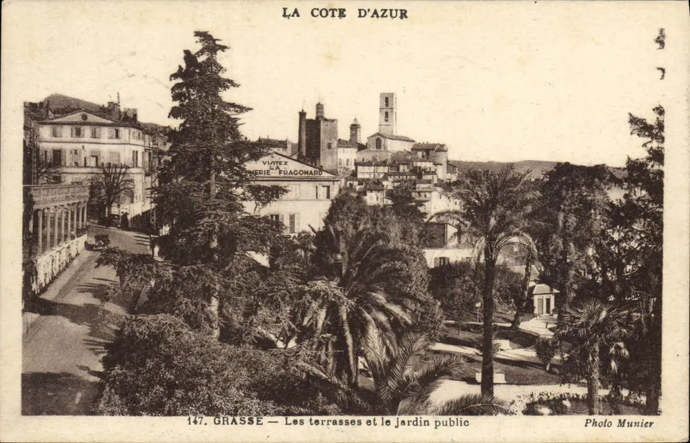 Grasse — Die Terrassen und der öffentliche Garten — Photo Munier, n°147 - Vorderseite