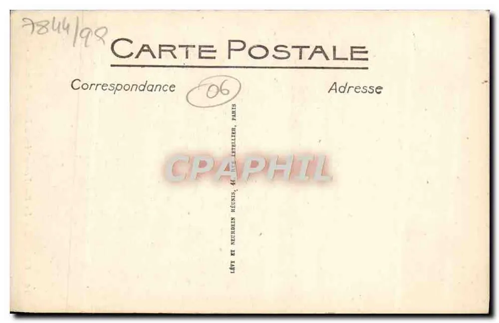 Grasse - La Rue Tracastel et le Passage Vauban — Selecta - L.L. n°60 - Rückseite