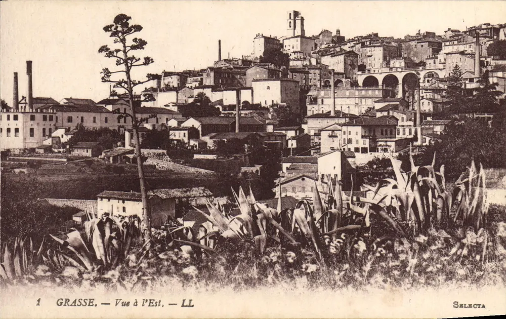 Grasse — Vista a Leste — LL — Selecta - Frente