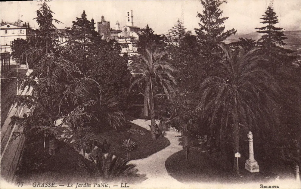 Grasse — O Jardim Público — Selecta - Frente