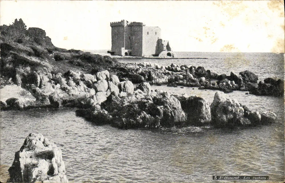 St-Honorat - Os rochedos — Torre da Garoupe — editor L.V. & Cie, n°3 - Frente