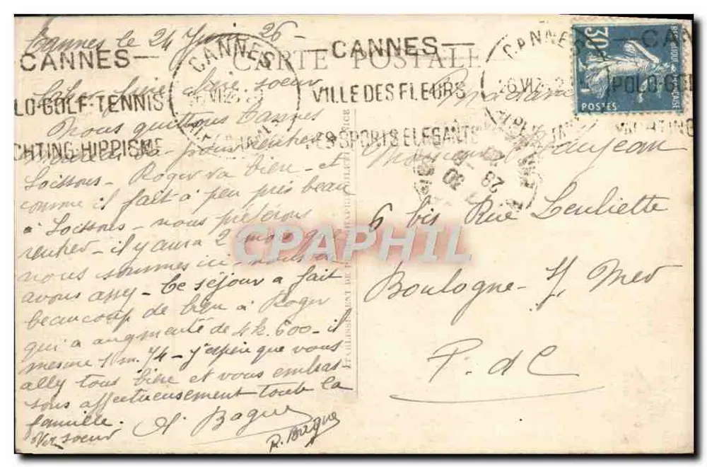 CANNES - Altes Schloss St-Honorat - Insel Lerins — Edition Giletta - Nice - Rückseite