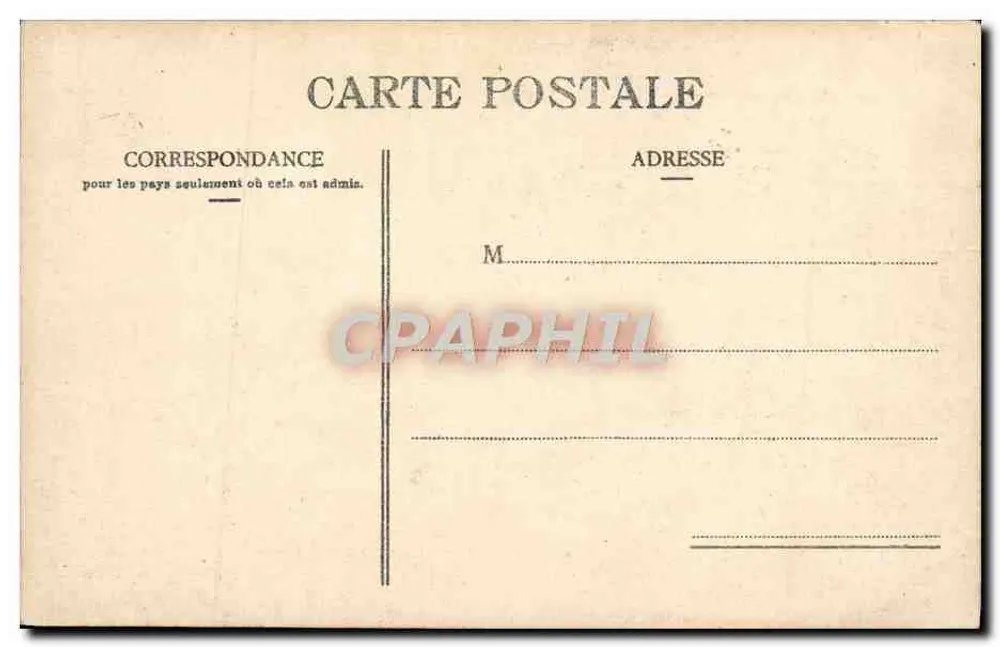 Cannes - O Mosteiro de São Honório — Edição Photoglor Co., Zurique, n° 434 - Verso