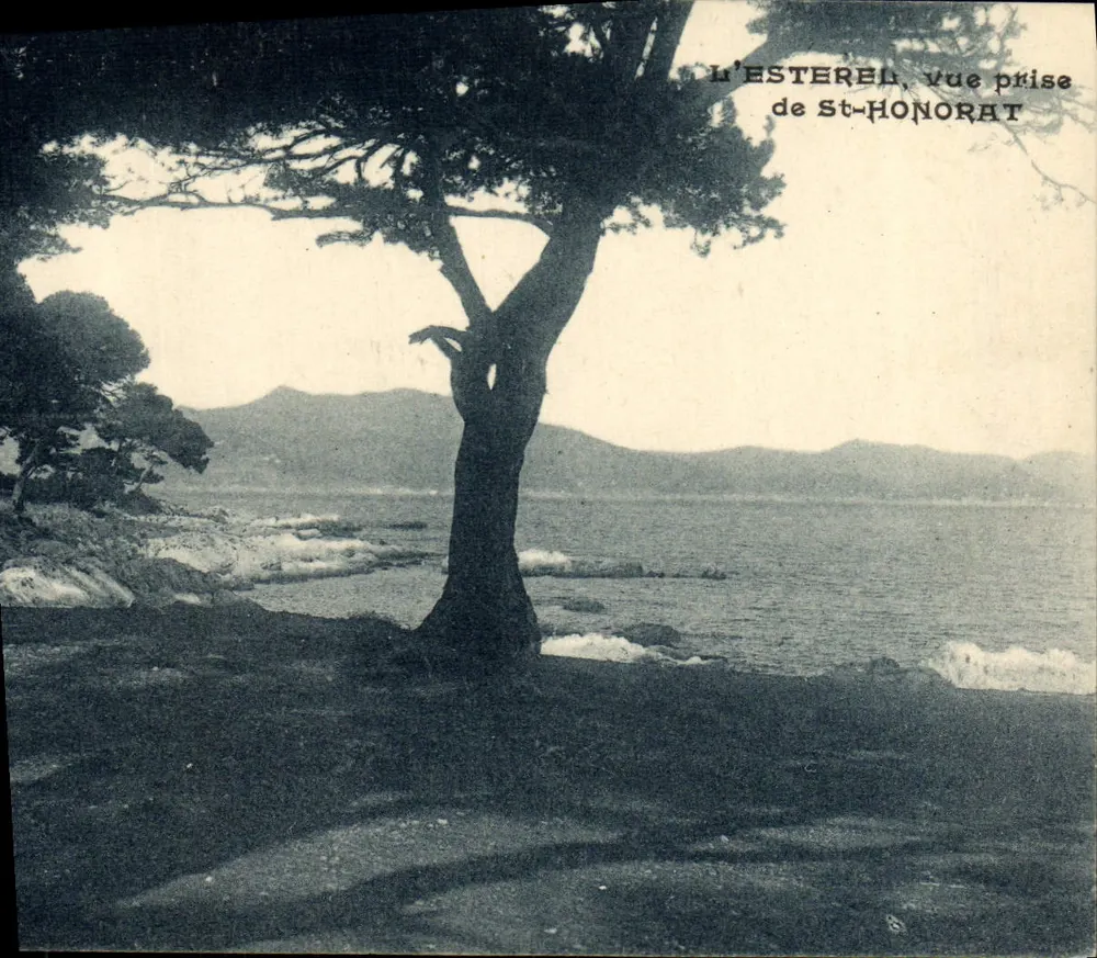 L'ESTEREL, vista tirada de ST-HONORAT — editor não identificado - Frente