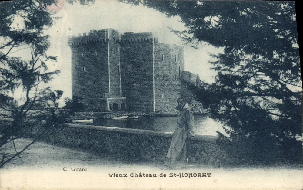 Velho Castelo de St-HONORAT — editor C. Girard, número de série não visível - Frente
