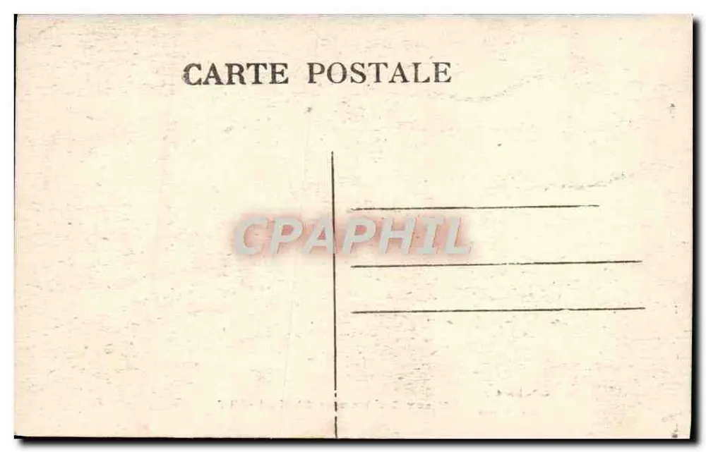 Velho Castelo de St-HONORAT — editor C. Girard, número de série não visível - Verso