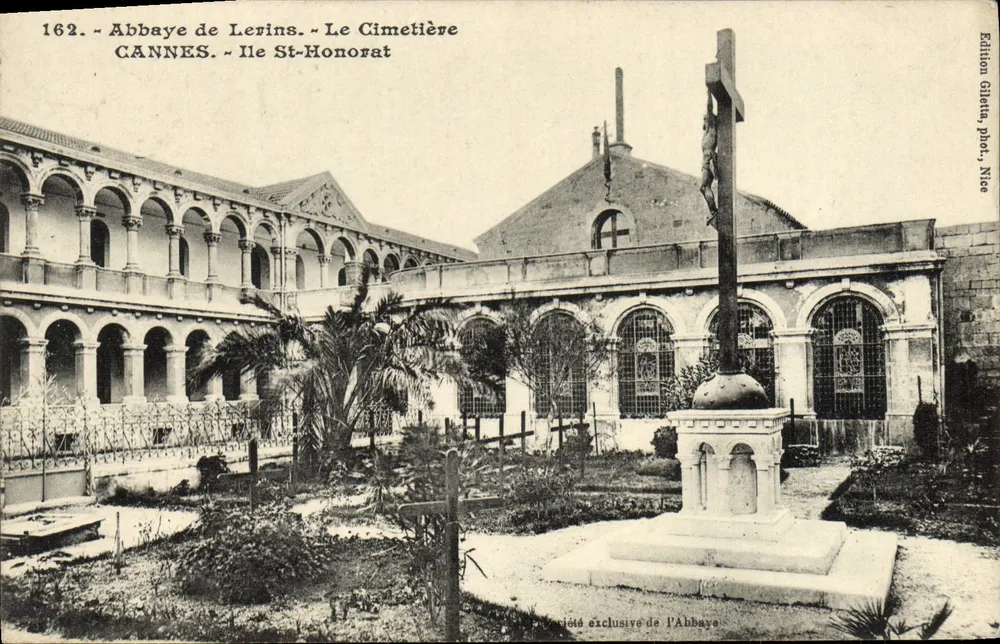 Abtei Lerins - Der Friedhof - Cannes, Insel St-Honorat — Ausgabe Giletta, Foto Nice - Vorderseite