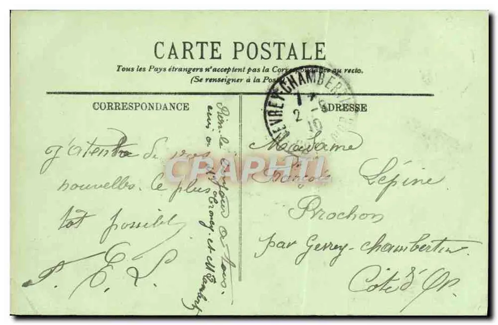 Ilha Saint-Honorat — Um Golpe do Mar — LL. — Editor LL, n°13 - Verso