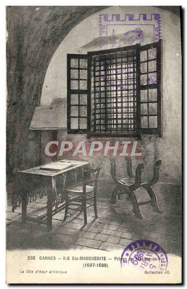 CANNES — ILE STE-MARGUERITE — Gefängnis des Mannes im Eisenmasken (1687-1698) - Vorderseite