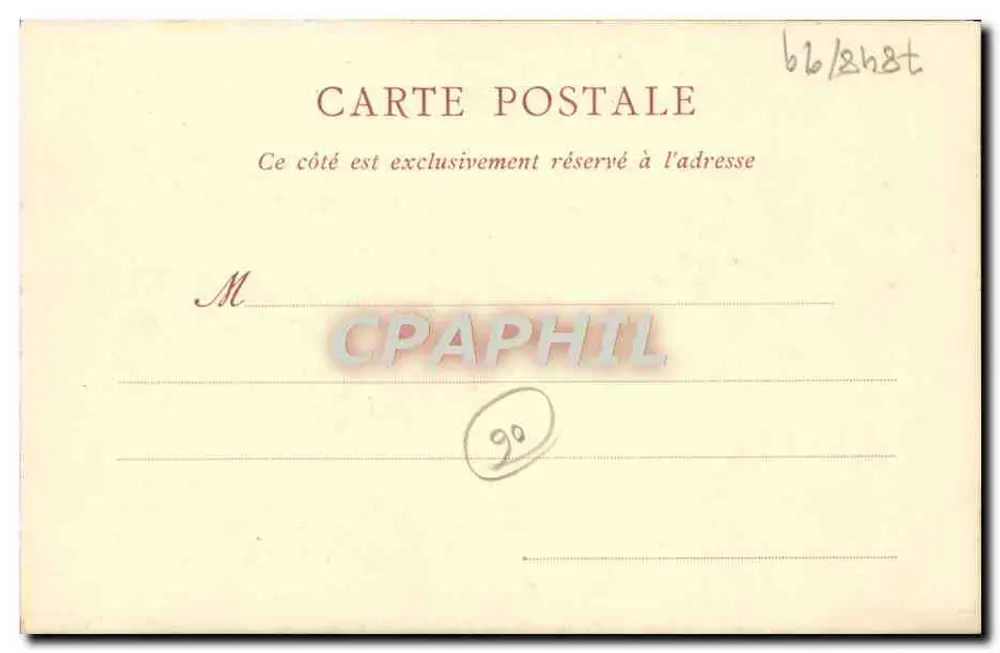 Ilha Sainte-Marguerite — A Prisão — ND Pbot - Verso