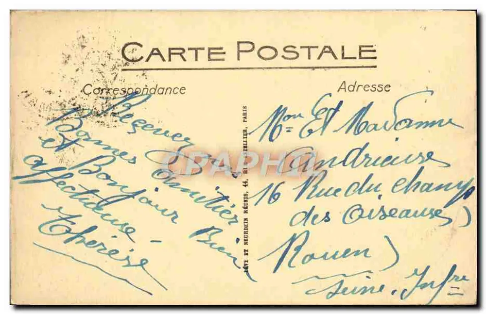 Les Pins — Die Pineta und der Platz — Verlag L. D. (Nr. 11) - Rückseite