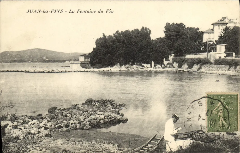 Juan-les-Pins - Die Fontaine du Pin — Verlag: Foto. Monde, Ed. Vahuris, Nr. 16 - Vorderseite