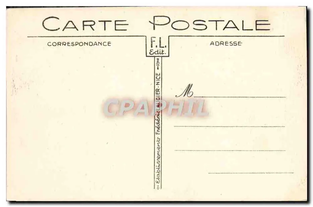 Laghet (Alpes-Maritimes) — O Mosteiro — F. L. - Verso