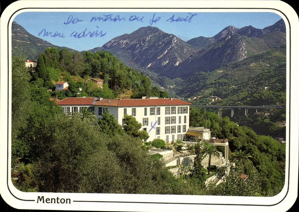 Menton — Ruheheim für E.D.F.-Mitarbeiter 'Annonciata' — REFLETS DE LA CÔTE D'AZUR - Vorderseite