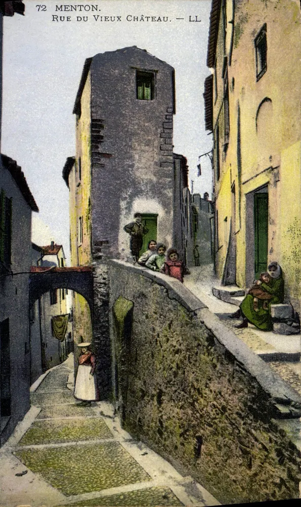 Menton — Rue du Vieux Château — LL - Vorderseite
