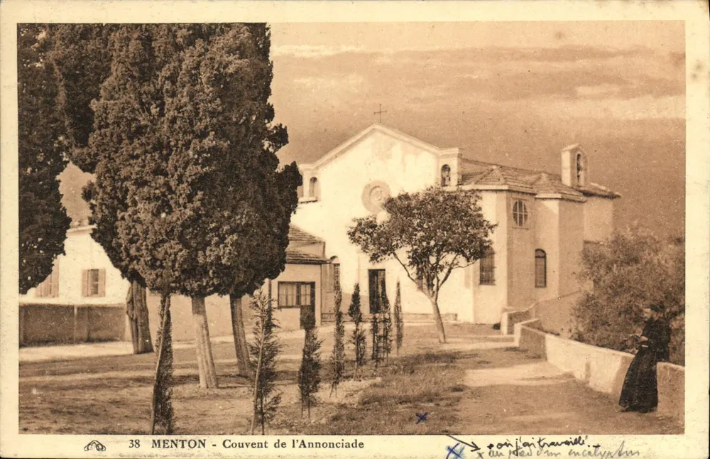 Menton - Convento da Anunciação — editor desconhecido, número de série não visível - Frente