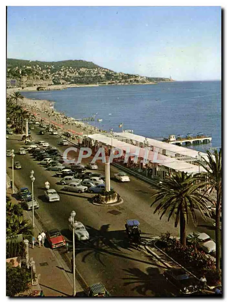 Luftbild der Promenade des Anglais in Nizza — Editions d'Art Montbrun, 1975 - Vorderseite