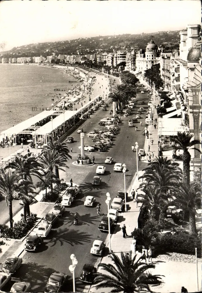 Nice - A Promenade dos Ingleses — Edições de Giniez, n° F 45 - Frente