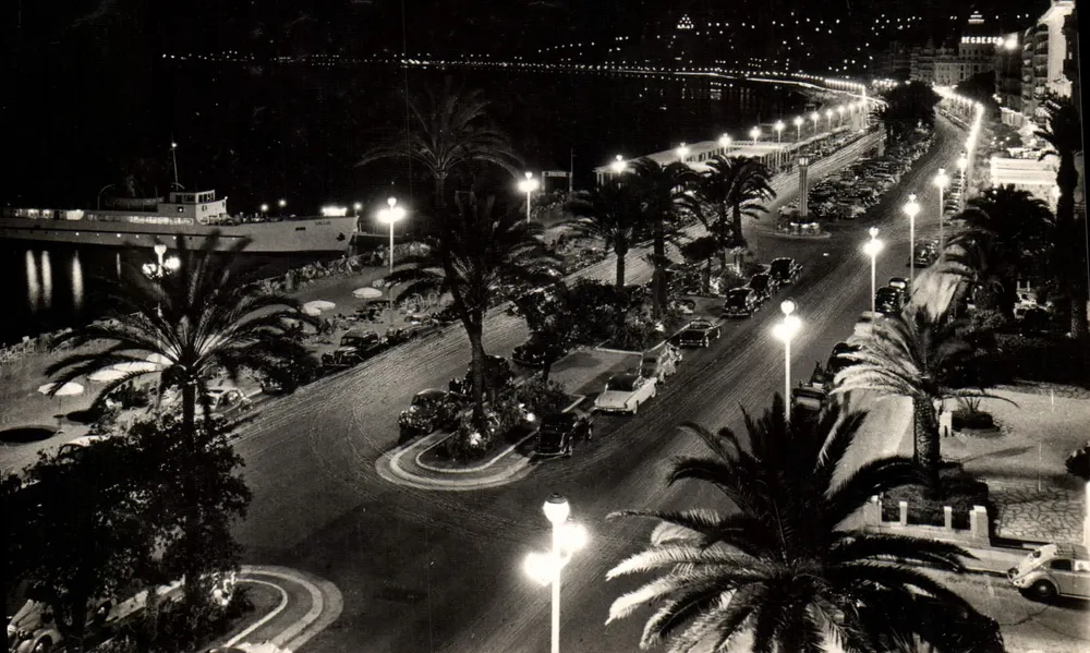 Nice - Le "Gallus" et la Promenade des Anglais la nuit — Éditions S.E.P.T. - 16-308 - Vorderseite