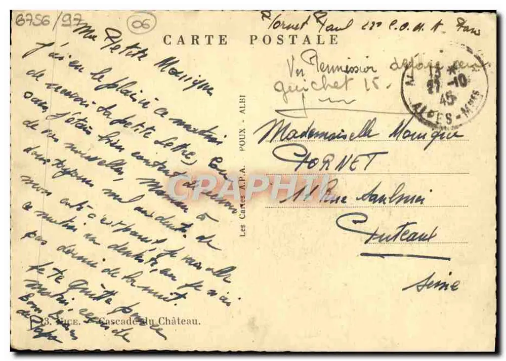 Cascata do Castelo — As Caves A.P.A. — editada por A.P.A. - Verso