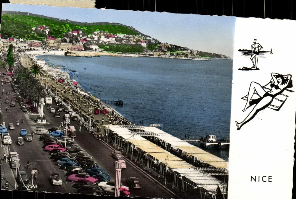 Nice — Die Promenade des Anglais und der Mont-Boron — Éditions d'Art Munier - Vorderseite