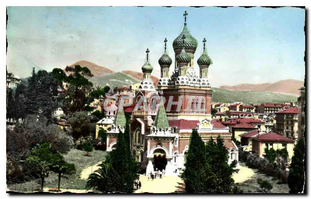 Chiesa Russa di Nizza — vista panoramica — L. Gillieta & Cie, Nizza - Recto