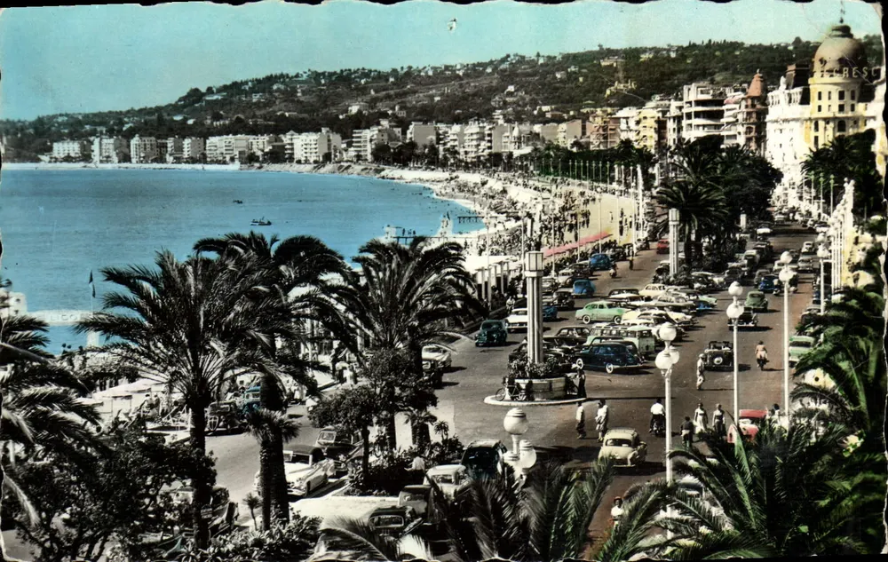 Vue de la Promenade des Anglais à Nice — éditeur L. Gilletta & Cie, n°129 - Frente