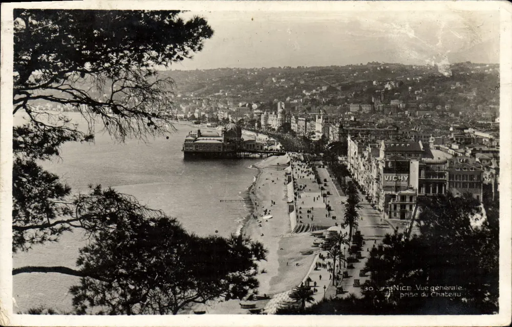 Nice - Vista geral tirada do Castelo — editor Vichy, n° 30 - Frente