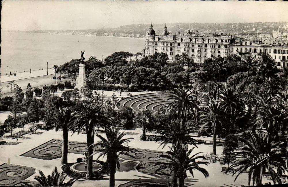 Jardins Albert 1er — Teatro de Vérdure — Gilletta - Frente
