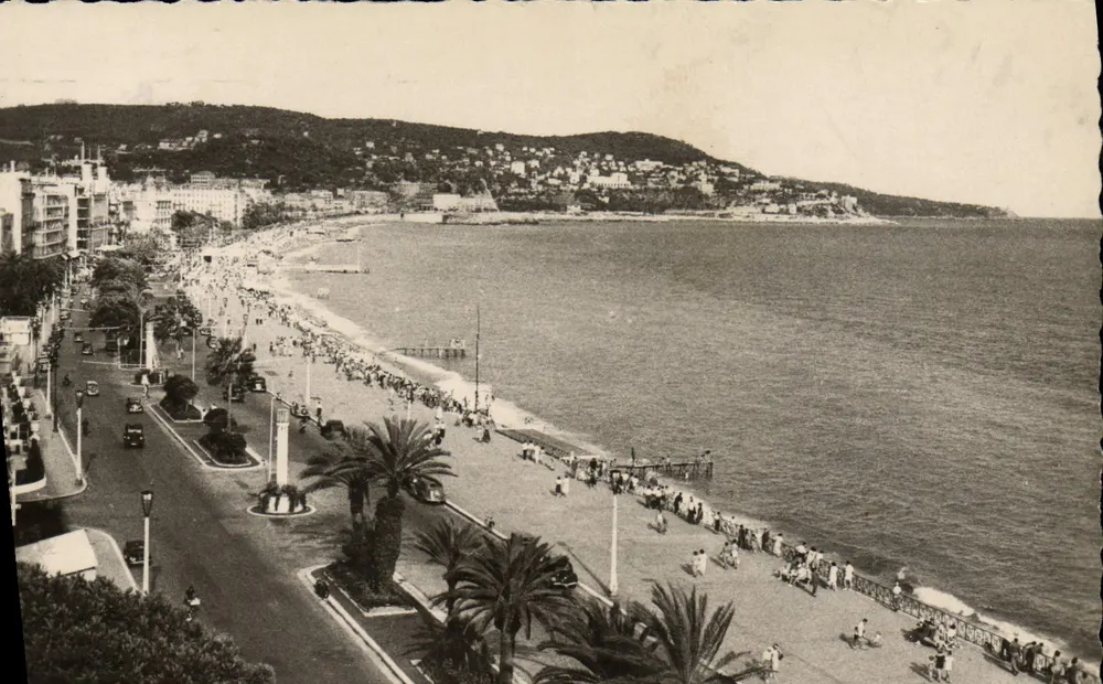 La Promenade des Anglais und Le Mont Boron — Nice, Côte d'Azur — Verlag Collect. Riviera, n° 28 - Vorderseite