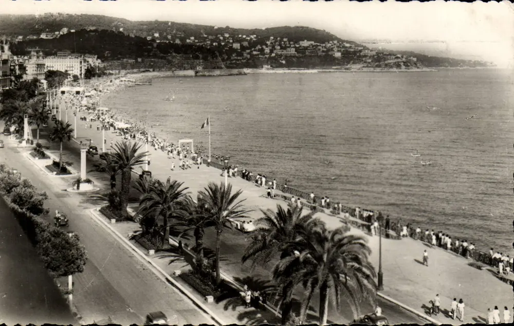 Nice — Promenade dos Ingleses e o Monte Boron — Edições S. Montillet - Frente