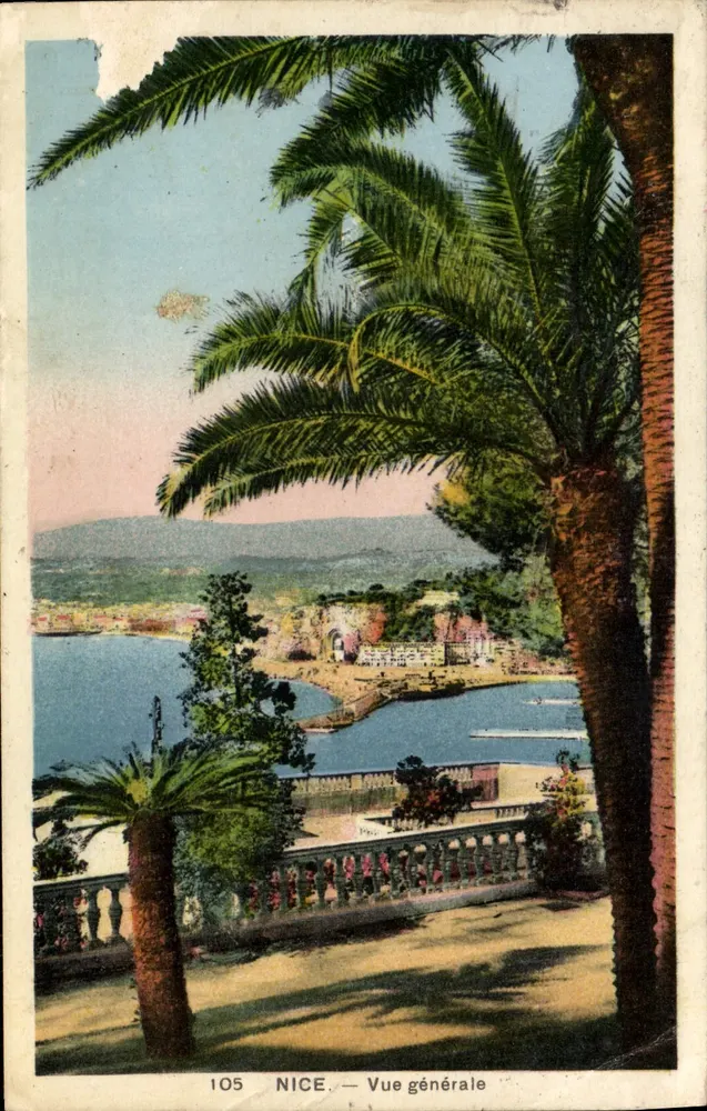 Nice — Vue générale — Éditeur : Cie Edit. Phot. Nice, n° 105 - Frente