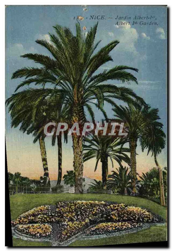 Nice — Jardim Albert Ier — Editor não identificado, n° de série 132 - Frente