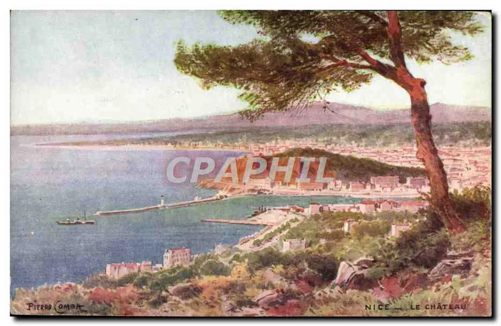 Nice — O Castelo — Pierre Combà - Frente