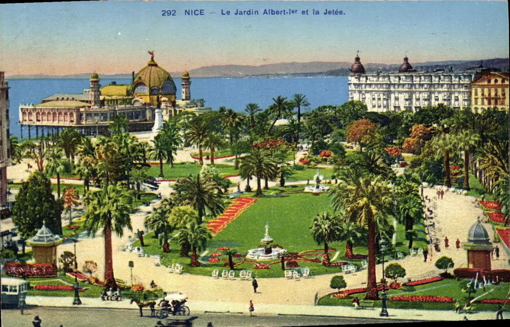 Nizza — Tuin Albert I en de Molen — Uitgave Les Belles Éditions Françaises, n°292 - Voorkant