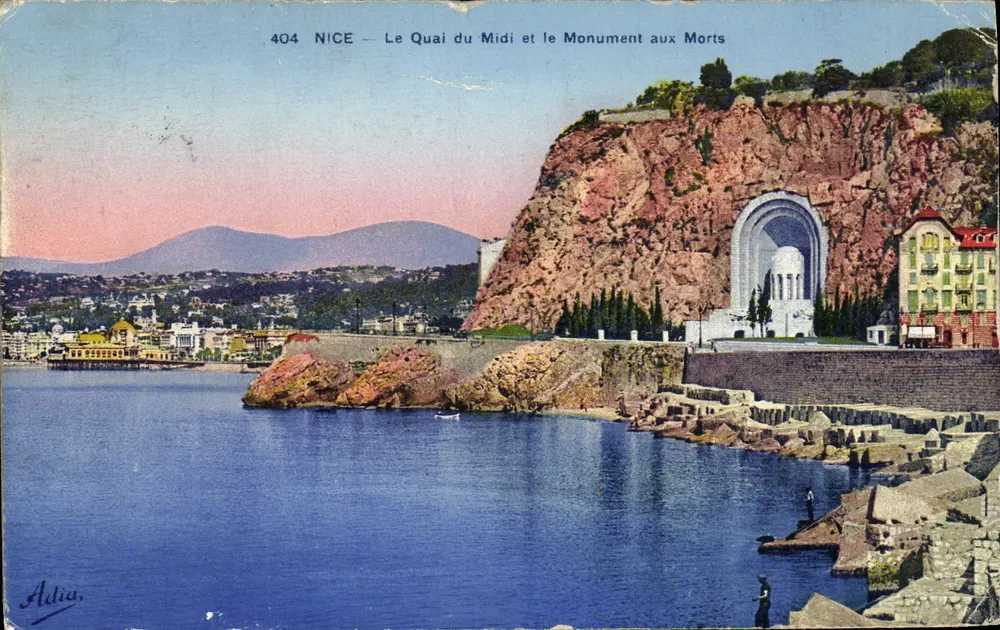 Nice — Le Quai du Midi et le Monument aux Morts — Adia - Vorderseite