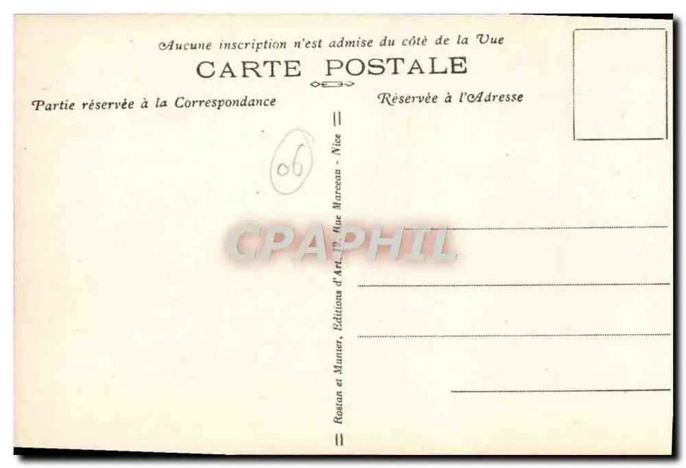Nice — O Quai das Ponchettes — R. M. (n° 511) - Verso