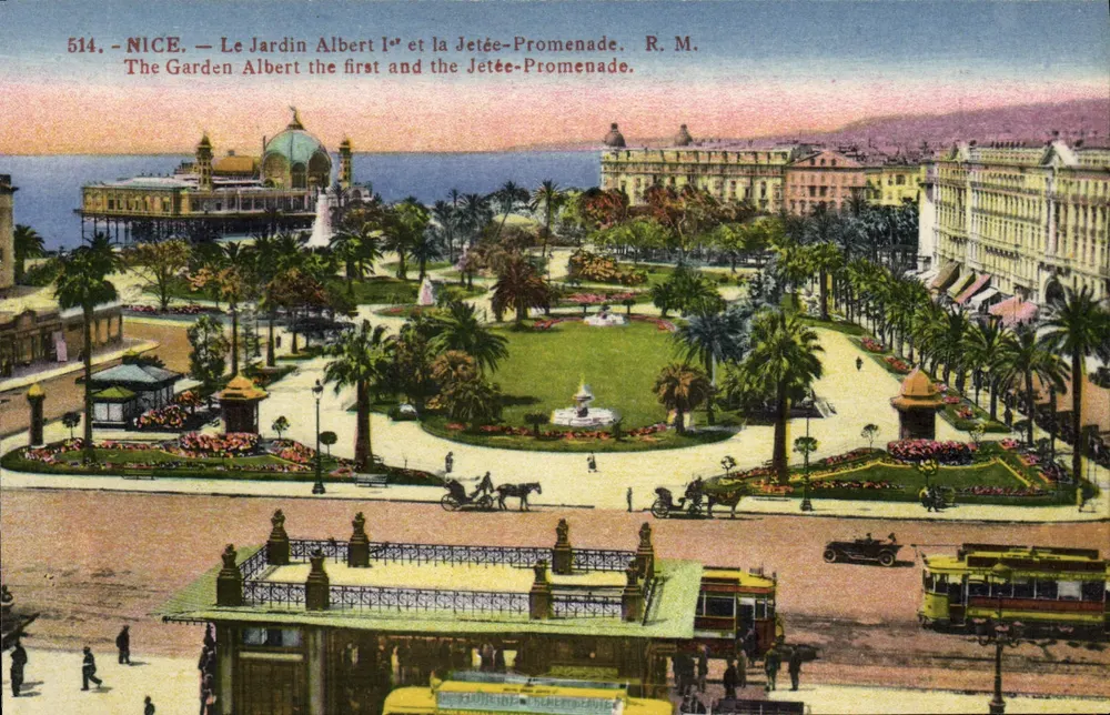 Nice — Le Jardin Albert Ier und die Jetée-Promenade — R. M. 514 - Vorderseite