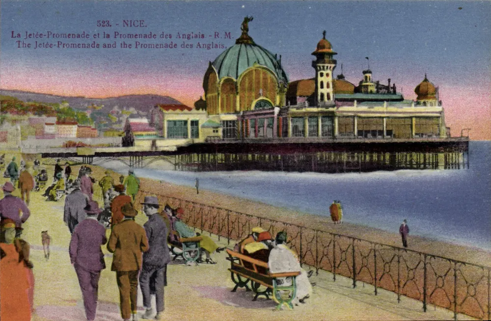 Nice - Die Jetty-Promenade und die Promenade des Anglais - R.M. - n°523 - Vorderseite